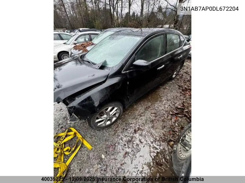3N1AB7AP0DL672204 2013 Nissan Sentra S/Sv/Sr/Sl