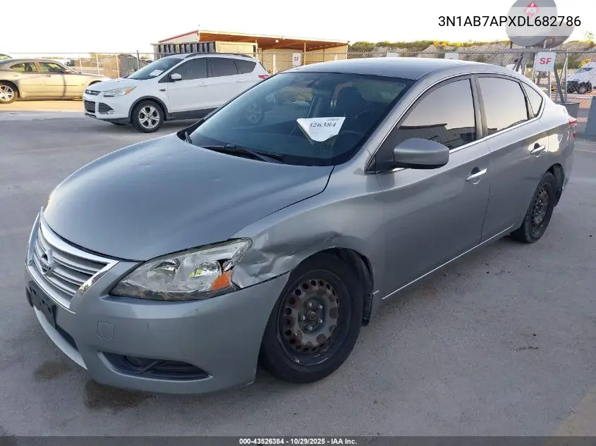 3N1AB7APXDL682786 2013 Nissan Sentra Sv