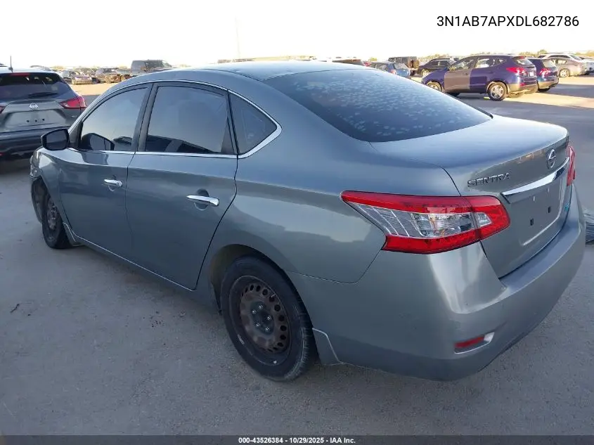 3N1AB7APXDL682786 2013 Nissan Sentra Sv