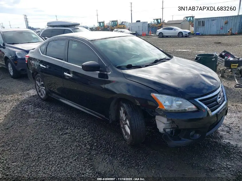 3N1AB7APXDL683260 2013 Nissan Sentra Sr