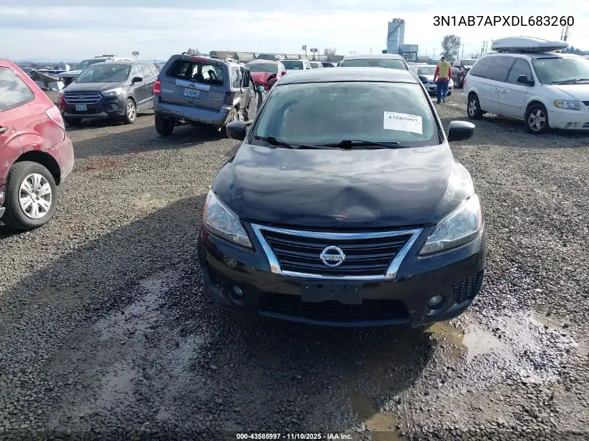 3N1AB7APXDL683260 2013 Nissan Sentra Sr