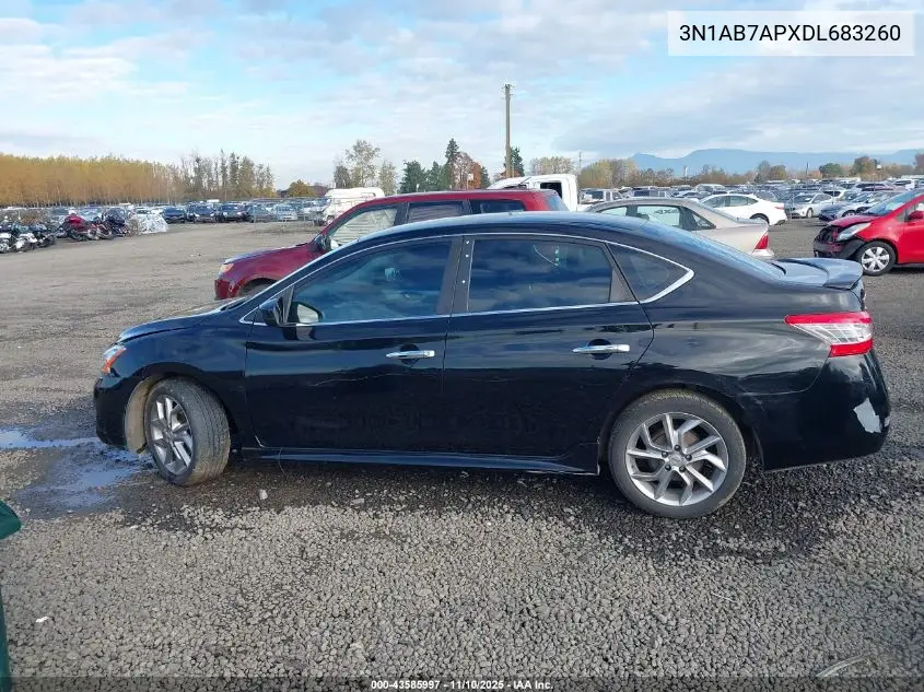 3N1AB7APXDL683260 2013 Nissan Sentra Sr