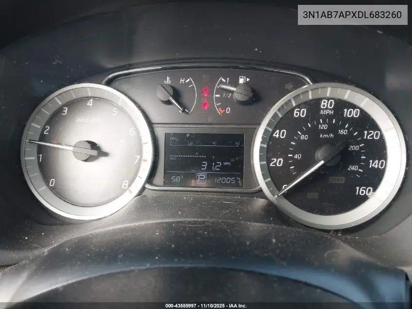 3N1AB7APXDL683260 2013 Nissan Sentra Sr