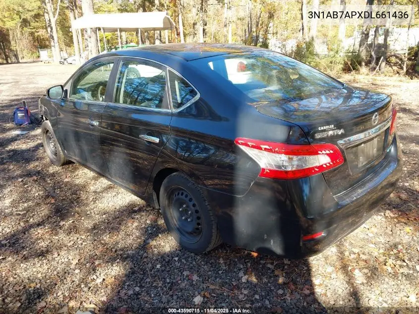 3N1AB7APXDL661436 2013 Nissan Sentra Sv