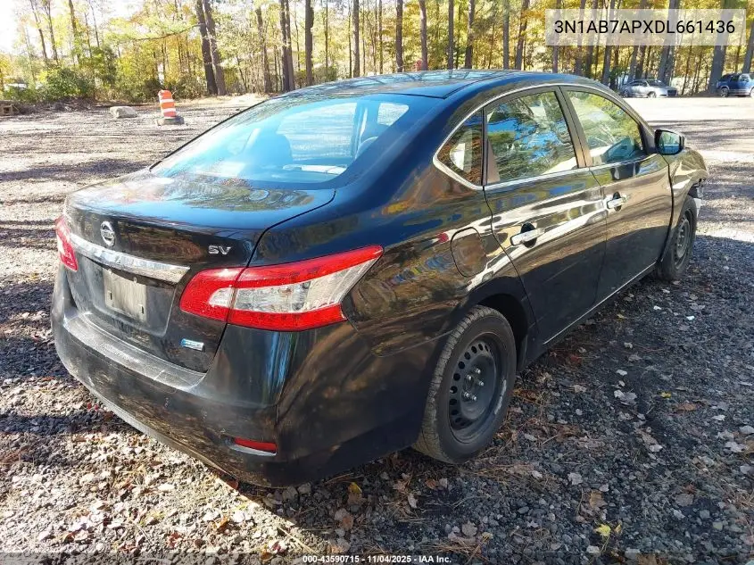 3N1AB7APXDL661436 2013 Nissan Sentra Sv