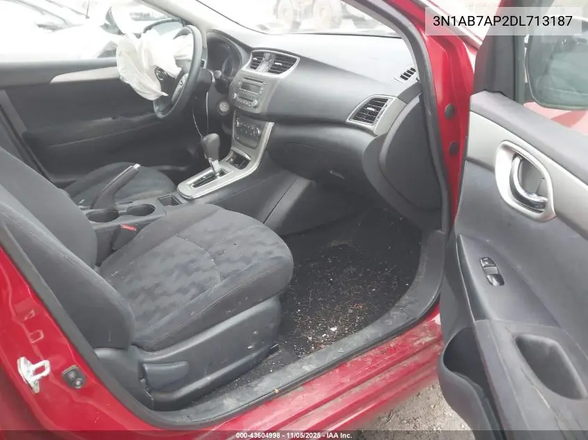 3N1AB7AP2DL713187 2013 Nissan Sentra Sv