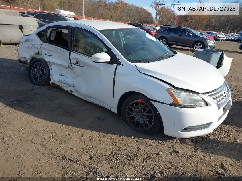 3N1AB7AP0DL727928 2013 Nissan Sentra S