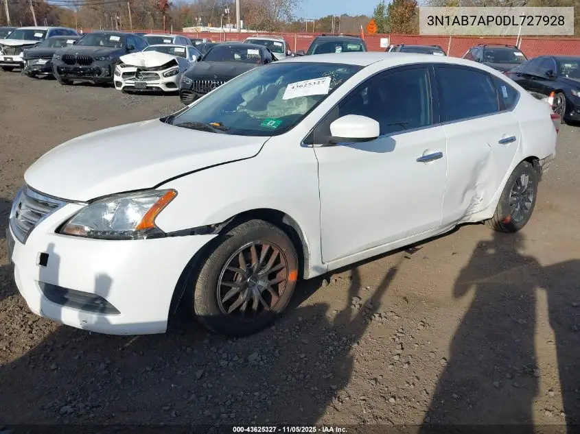3N1AB7AP0DL727928 2013 Nissan Sentra S