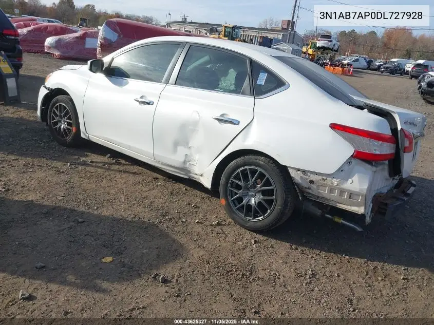 3N1AB7AP0DL727928 2013 Nissan Sentra S