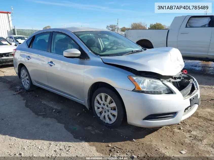 3N1AB7AP4DL785489 2013 Nissan Sentra Sv