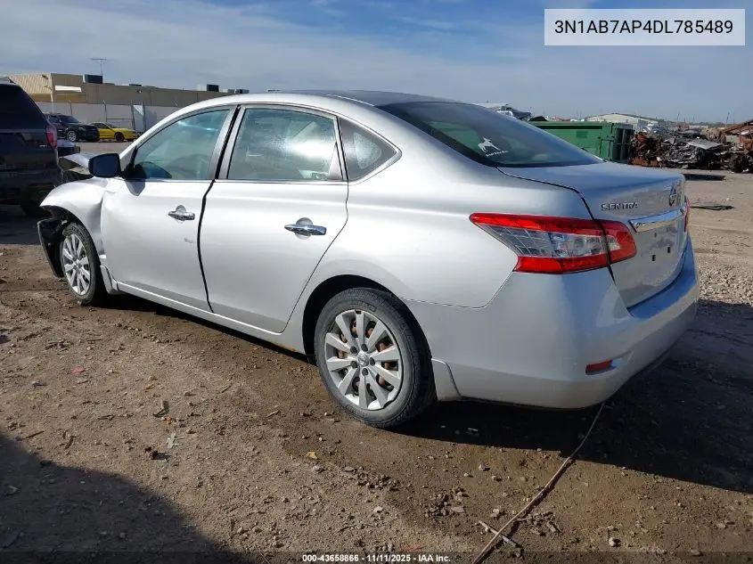 3N1AB7AP4DL785489 2013 Nissan Sentra Sv