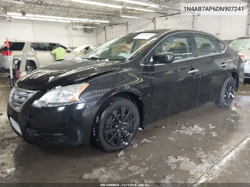 1N4AB7AP6DN907241 2013 Nissan Sentra Sv