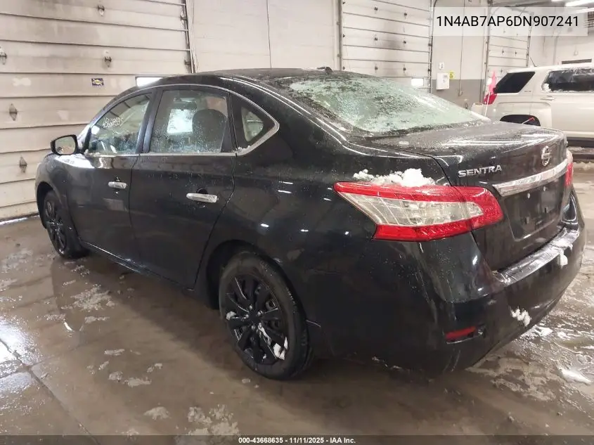 1N4AB7AP6DN907241 2013 Nissan Sentra Sv