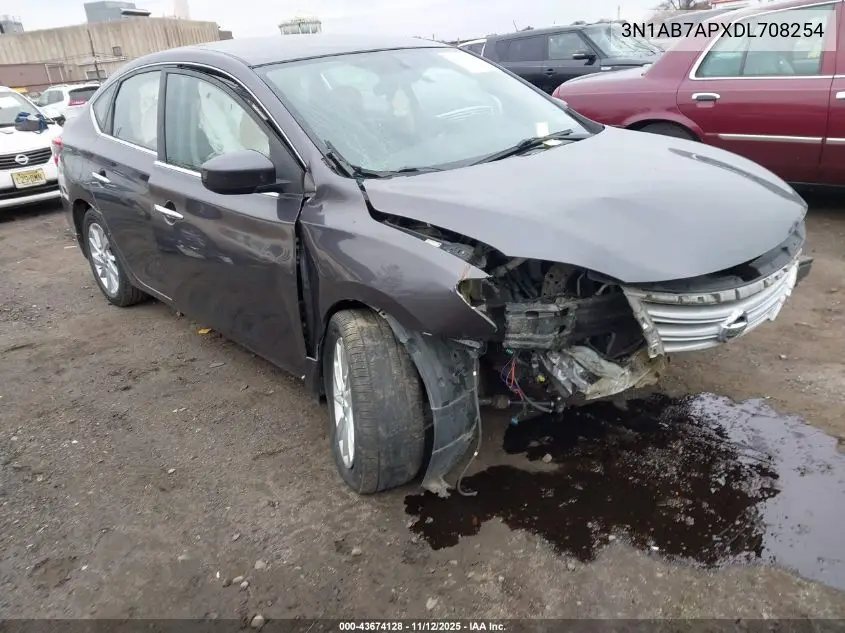 3N1AB7APXDL708254 2013 Nissan Sentra Sv