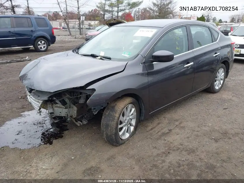 3N1AB7APXDL708254 2013 Nissan Sentra Sv