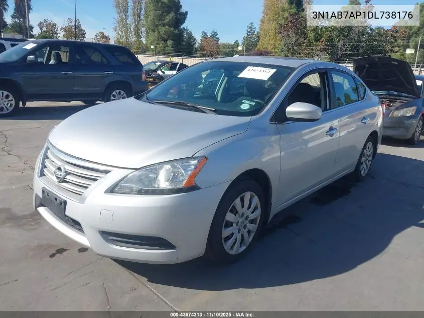 3N1AB7AP1DL738176 2013 Nissan Sentra Sv