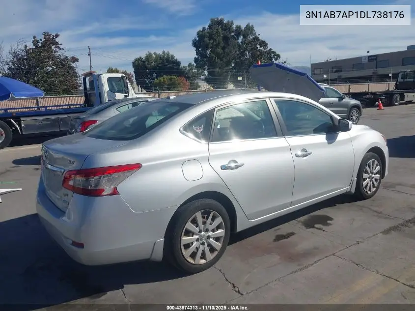 3N1AB7AP1DL738176 2013 Nissan Sentra Sv