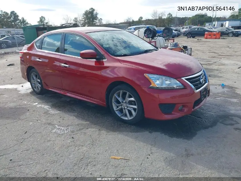 3N1AB7AP9DL564146 2013 Nissan Sentra Sr