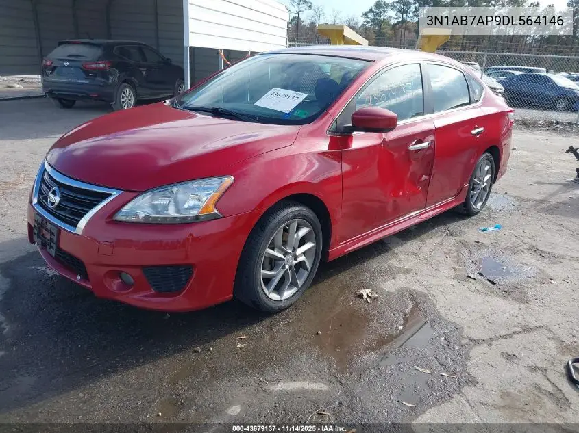 3N1AB7AP9DL564146 2013 Nissan Sentra Sr