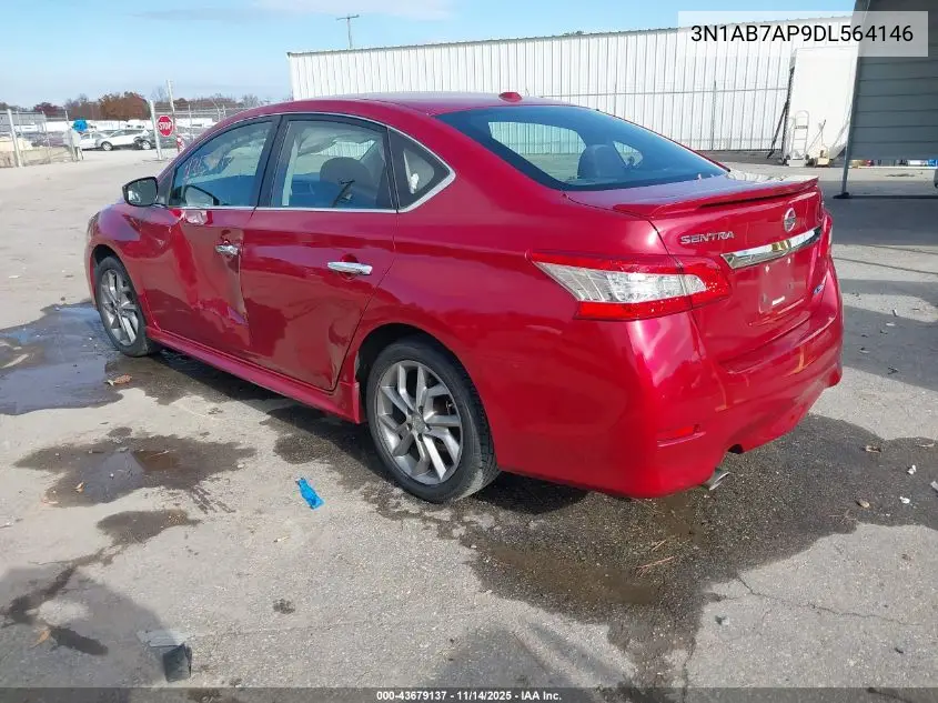 3N1AB7AP9DL564146 2013 Nissan Sentra Sr