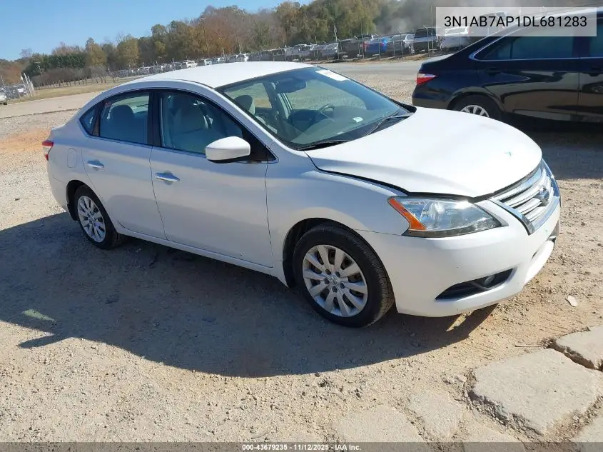 3N1AB7AP1DL681283 2013 Nissan Sentra Sv