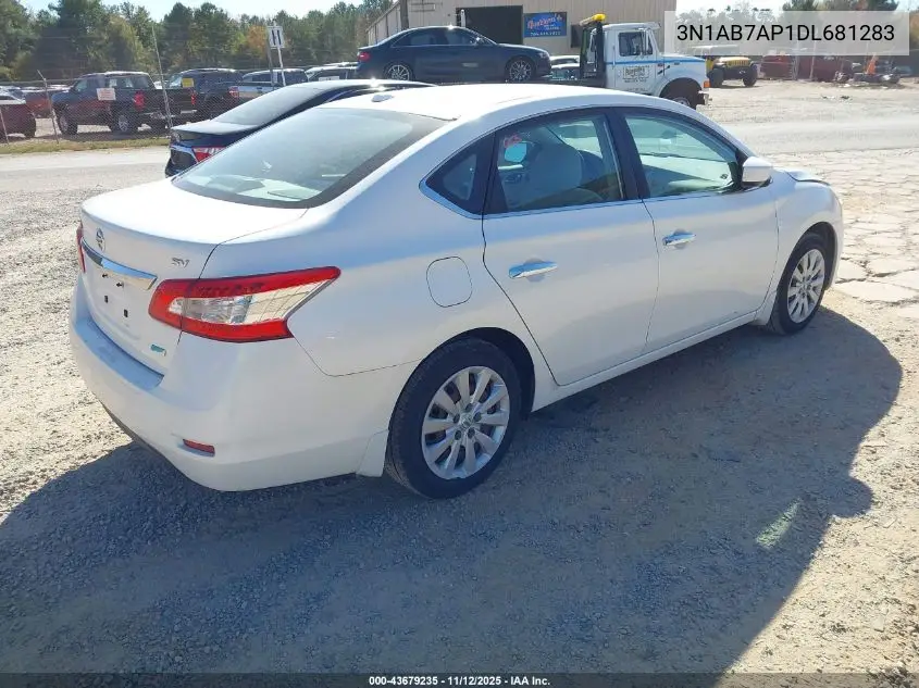 3N1AB7AP1DL681283 2013 Nissan Sentra Sv