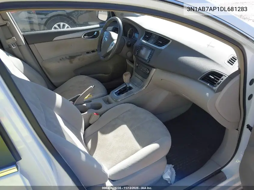 3N1AB7AP1DL681283 2013 Nissan Sentra Sv