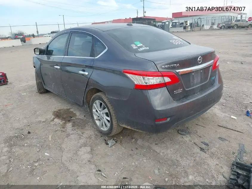 3N1AB7AP3DL674707 2013 Nissan Sentra Sv