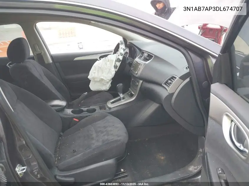 3N1AB7AP3DL674707 2013 Nissan Sentra Sv