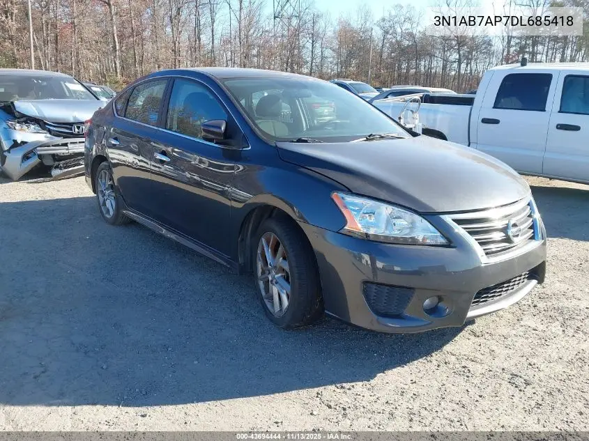 3N1AB7AP7DL685418 2013 Nissan Sentra Sr