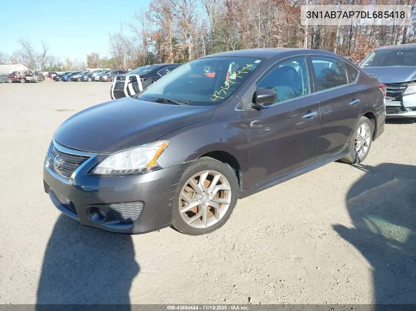3N1AB7AP7DL685418 2013 Nissan Sentra Sr