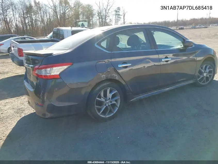3N1AB7AP7DL685418 2013 Nissan Sentra Sr