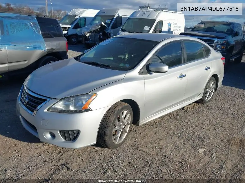 3N1AB7AP4DL677518 2013 Nissan Sentra Sr