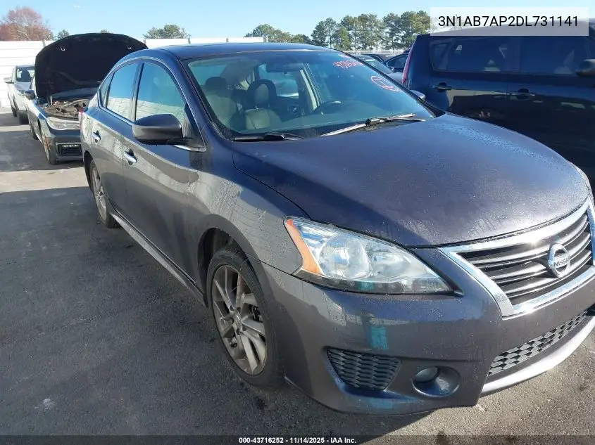 3N1AB7AP2DL731141 2013 Nissan Sentra Sr