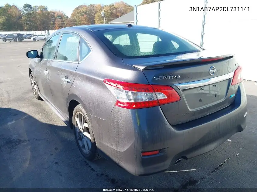 3N1AB7AP2DL731141 2013 Nissan Sentra Sr