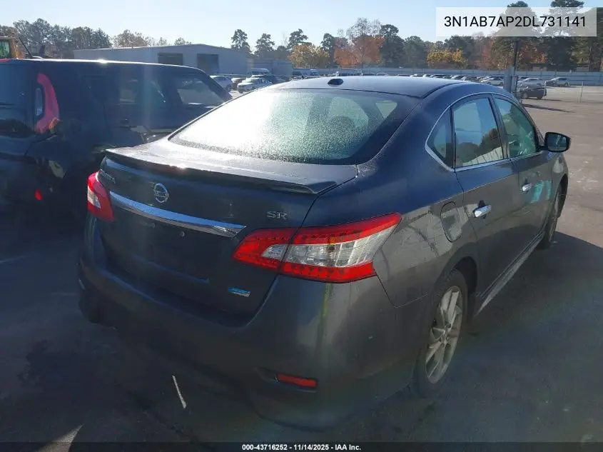 3N1AB7AP2DL731141 2013 Nissan Sentra Sr