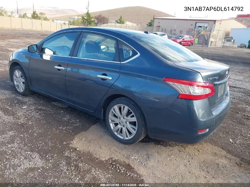 3N1AB7AP6DL614792 2013 Nissan Sentra Sl