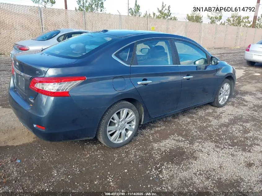 3N1AB7AP6DL614792 2013 Nissan Sentra Sl