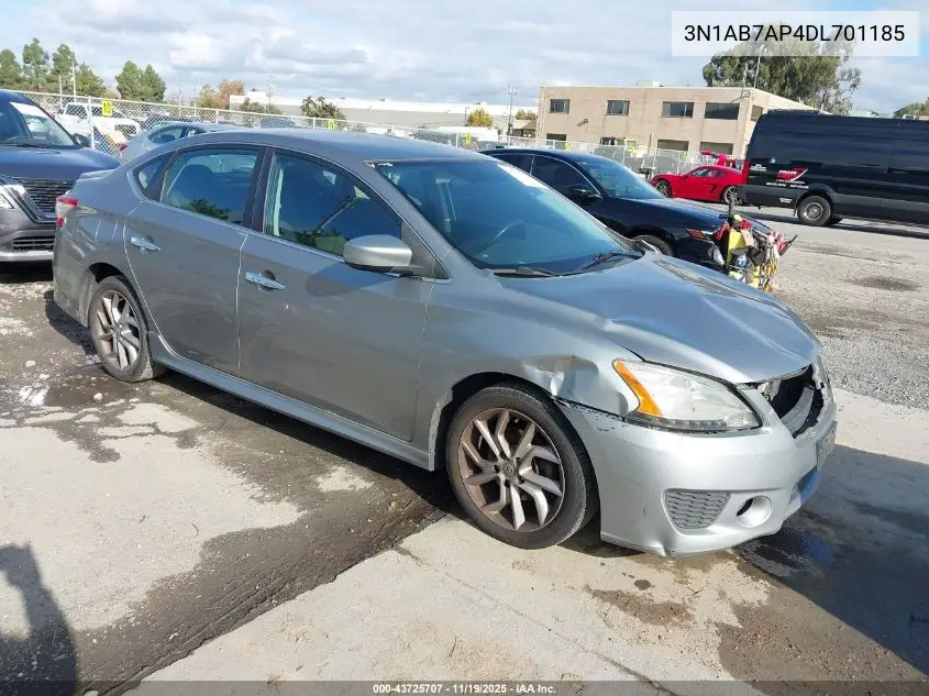 3N1AB7AP4DL701185 2013 Nissan Sentra Sr