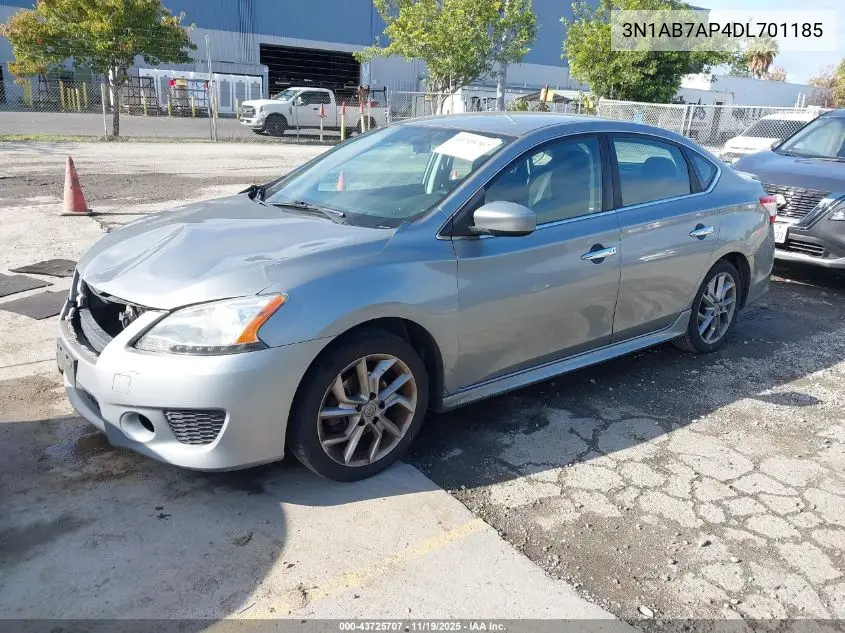 3N1AB7AP4DL701185 2013 Nissan Sentra Sr