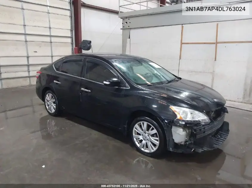 3N1AB7AP4DL763024 2013 Nissan Sentra Sl