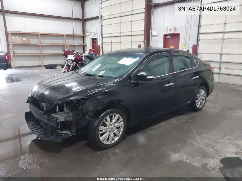 3N1AB7AP4DL763024 2013 Nissan Sentra Sl
