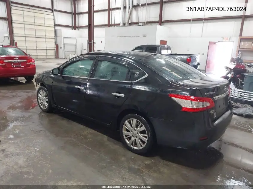 3N1AB7AP4DL763024 2013 Nissan Sentra Sl