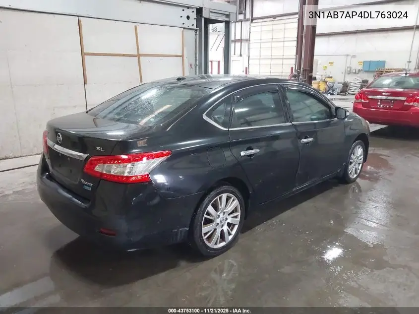 3N1AB7AP4DL763024 2013 Nissan Sentra Sl
