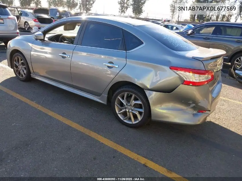 3N1AB7APXDL677569 2013 Nissan Sentra Sr