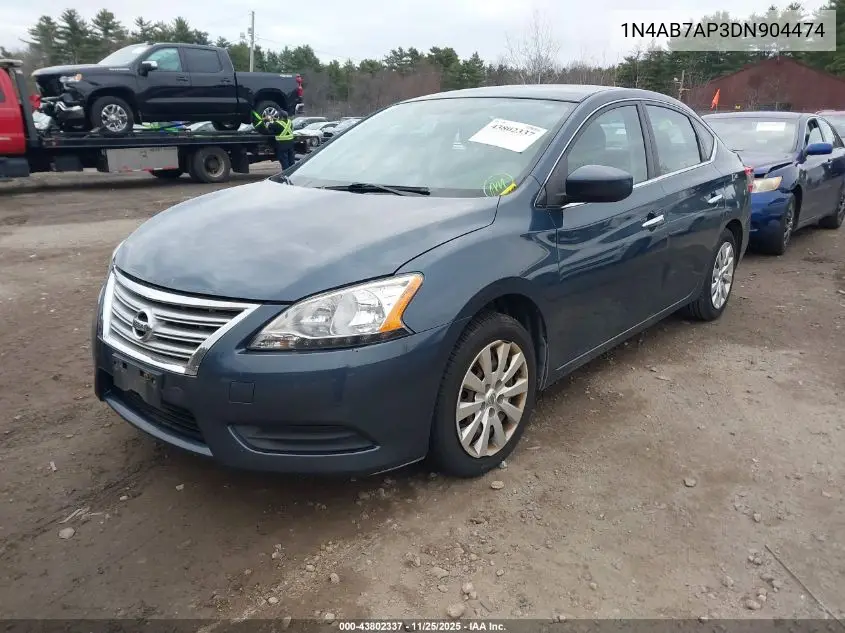 1N4AB7AP3DN904474 2013 Nissan Sentra Sv