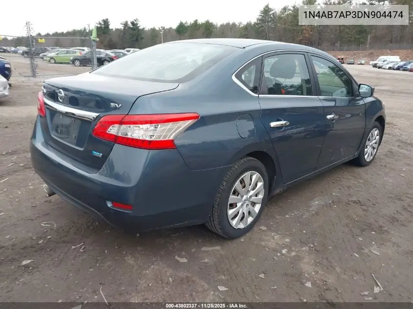 1N4AB7AP3DN904474 2013 Nissan Sentra Sv