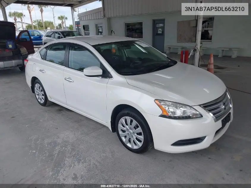 3N1AB7AP5DL663210 2013 Nissan Sentra Sv