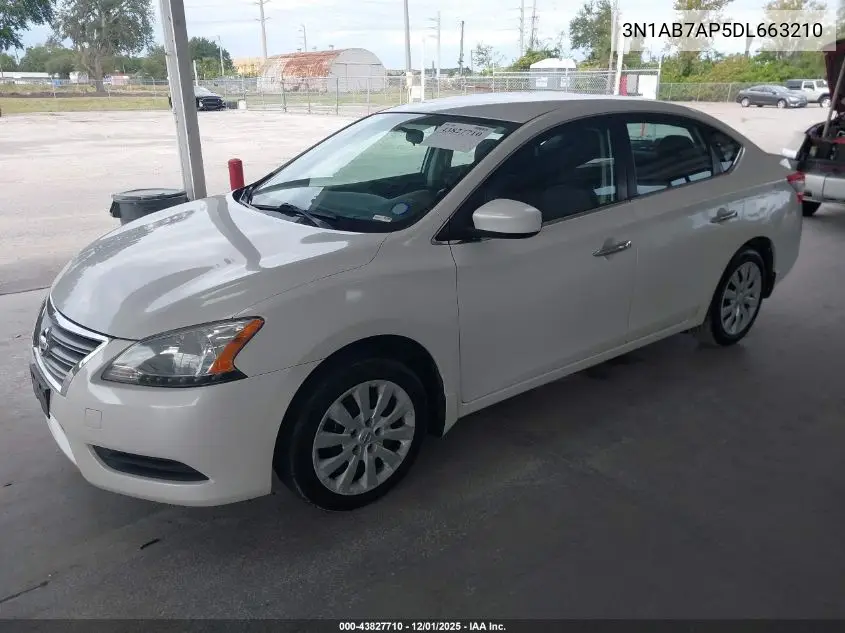 3N1AB7AP5DL663210 2013 Nissan Sentra Sv