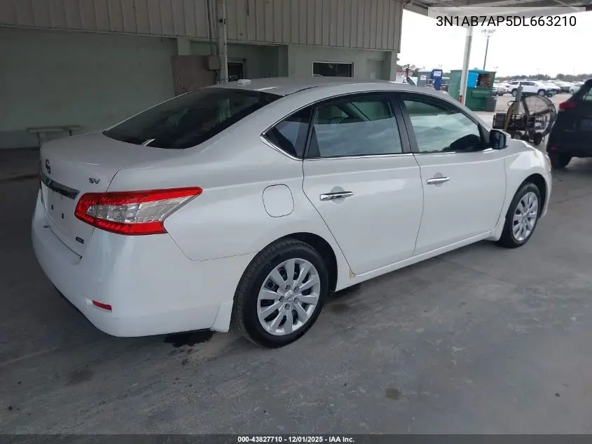 3N1AB7AP5DL663210 2013 Nissan Sentra Sv